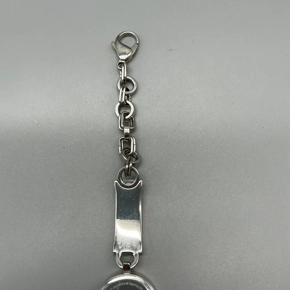 Bulova Harley-Davidson Womens Watch 22mm 76L035 Steel Bracelet New Battery 7.5